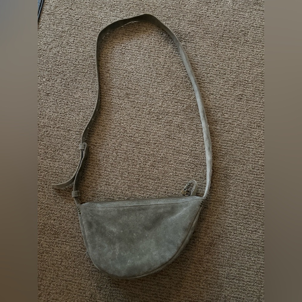 The Sak Tess Sling Bag - Moss Suede